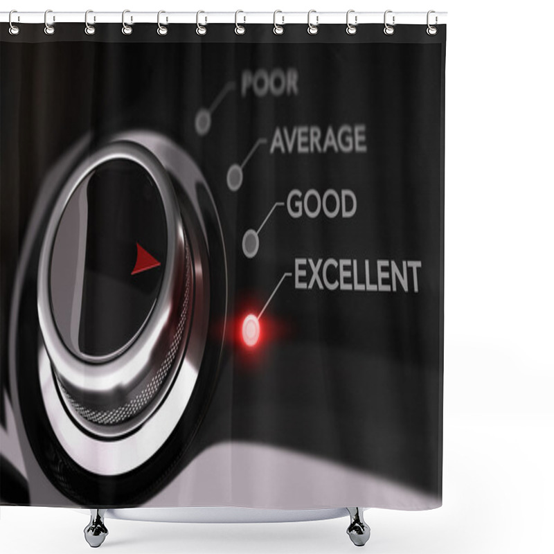 Personality  Customer Service Satisfaction Concept Shower Curtains