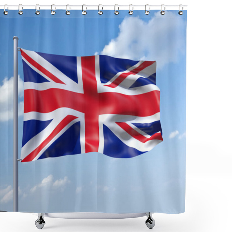 Personality  Uk Flag Shower Curtains