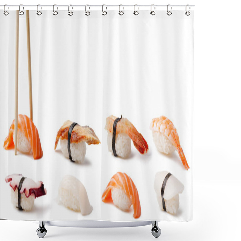 Personality  Nigiri Sushi Shower Curtains