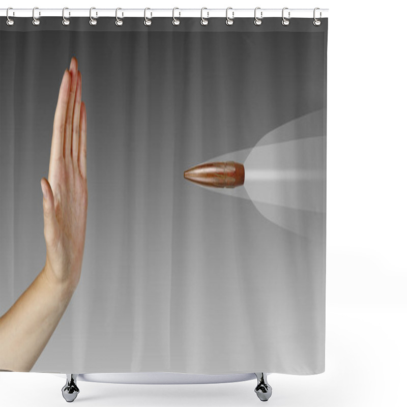 Personality  Bullets Shower Curtains