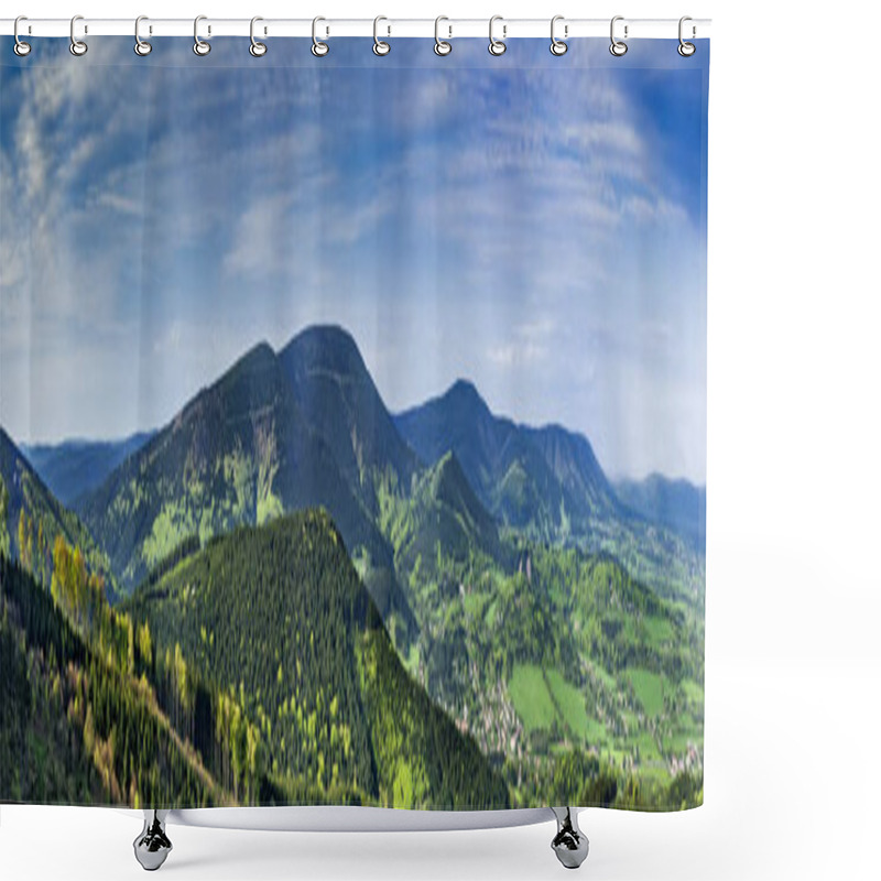 Personality  Panorama Beskydy Mountains Shower Curtains