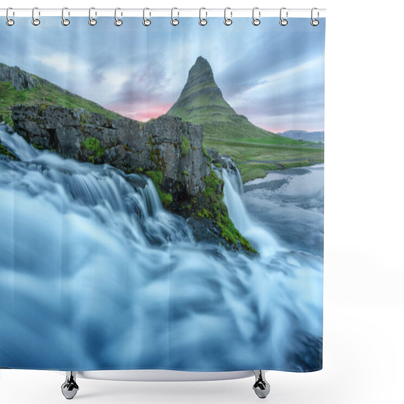 Personality  Iceberg Pieces On Diamond Beach Shower Curtains