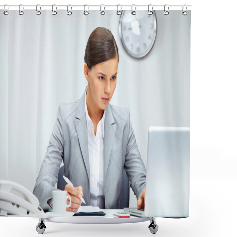 Personality  Office Work Shower Curtains