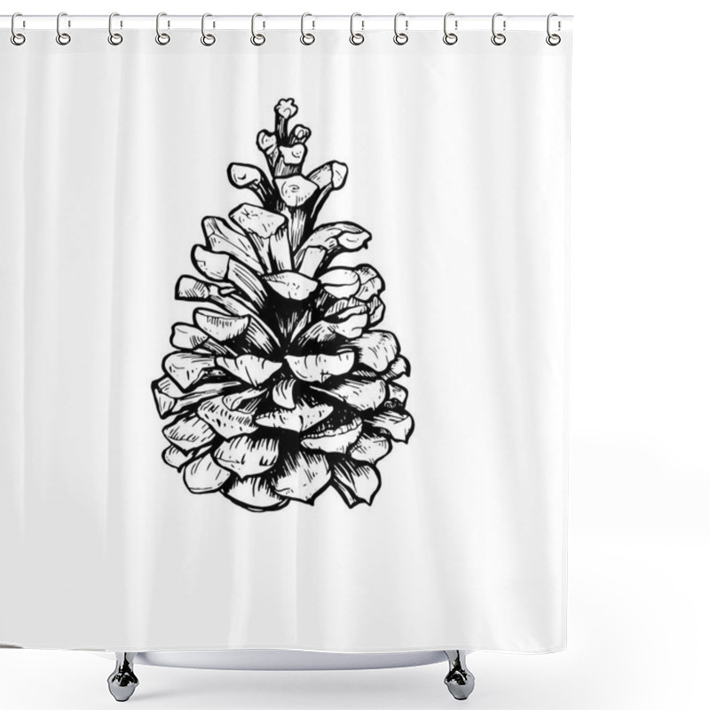 Personality  Hand Drawn Vector Illustrations. Shower Curtains