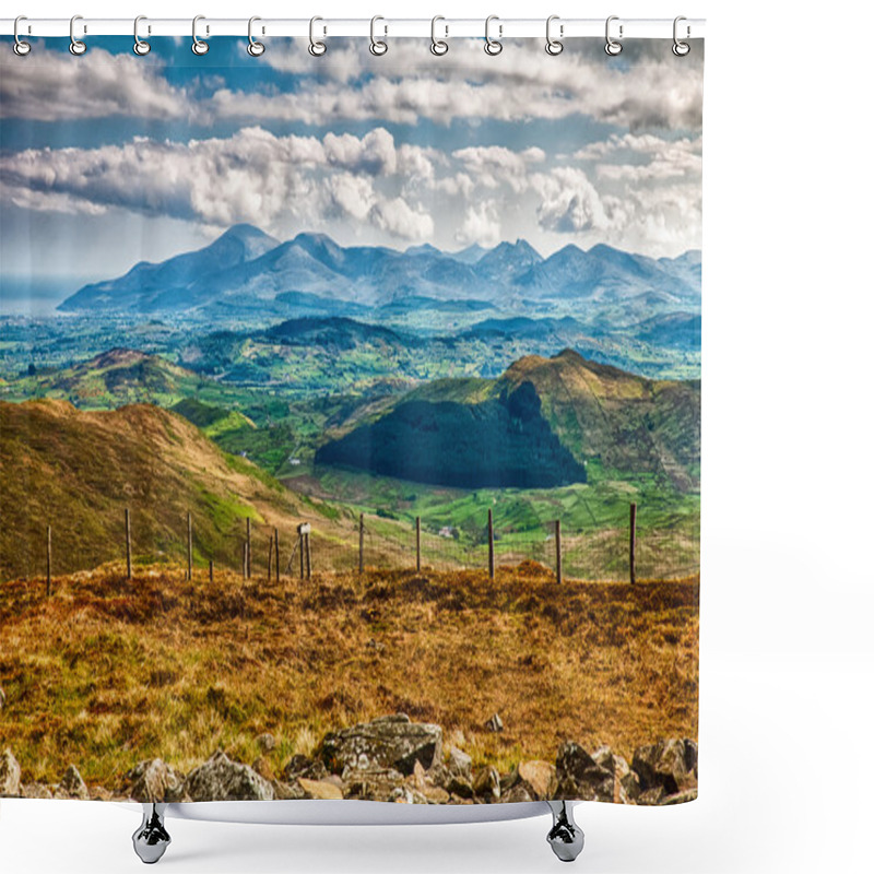 Personality  View Of The Mourne Mountains Shower Curtains