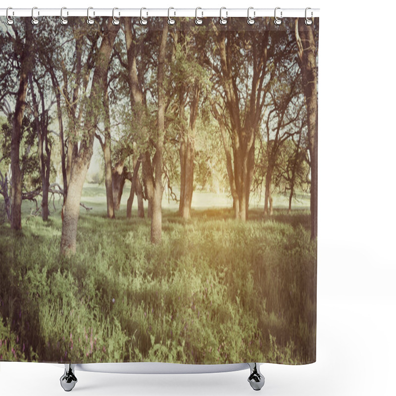 Personality  Beautiful Nature As Background Shower Curtains