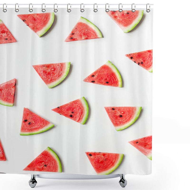 Personality  Fresh Watermelon Slices Pattern Shower Curtains