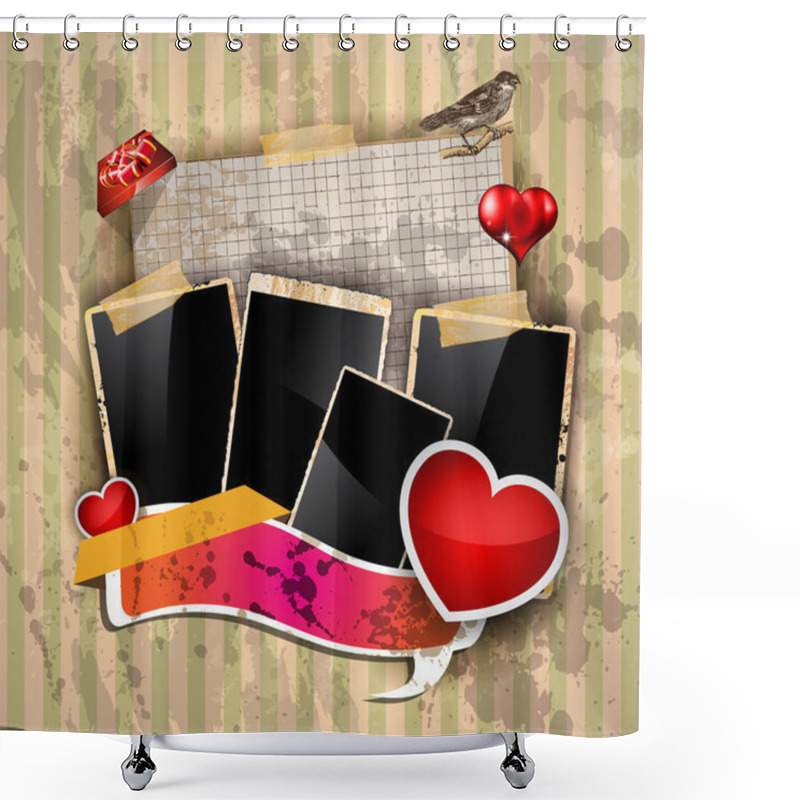 Personality  Valentine Shower Curtains