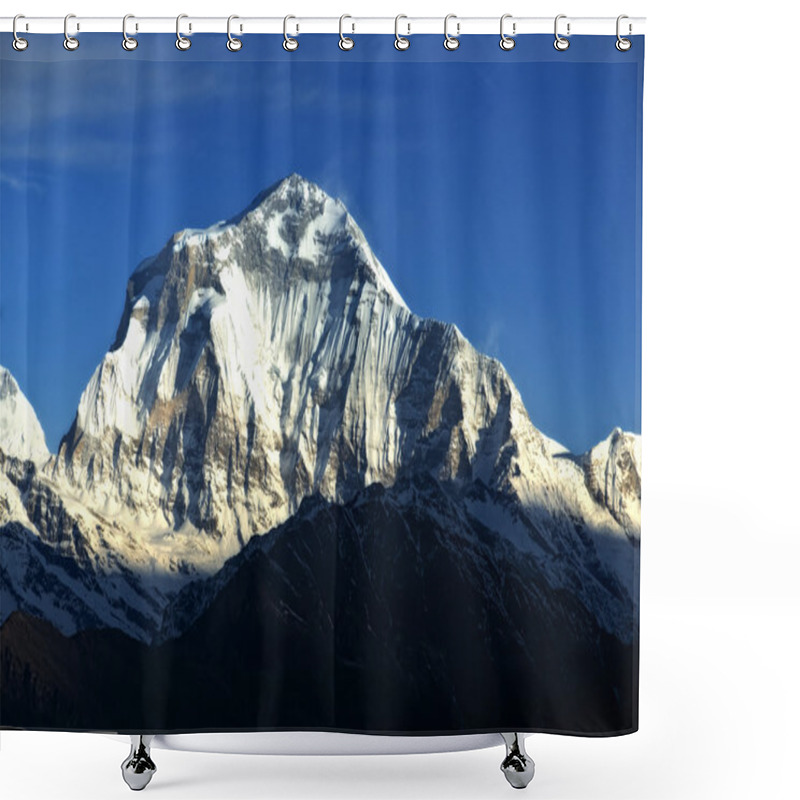 Personality  Mount Dhaulagiri 8172m Shower Curtains