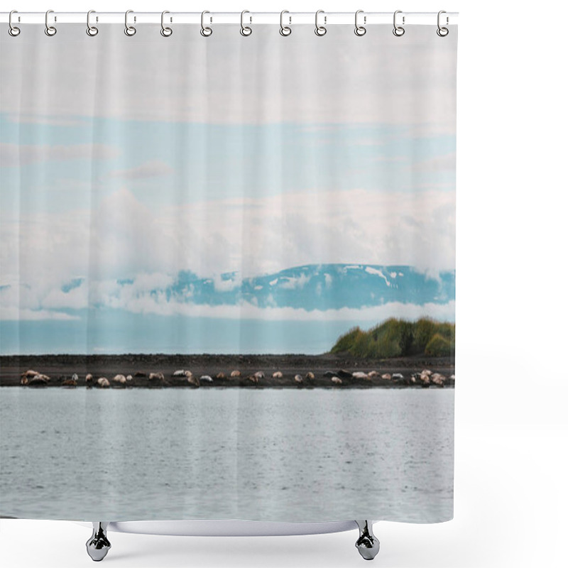 Personality  Seashore Shower Curtains