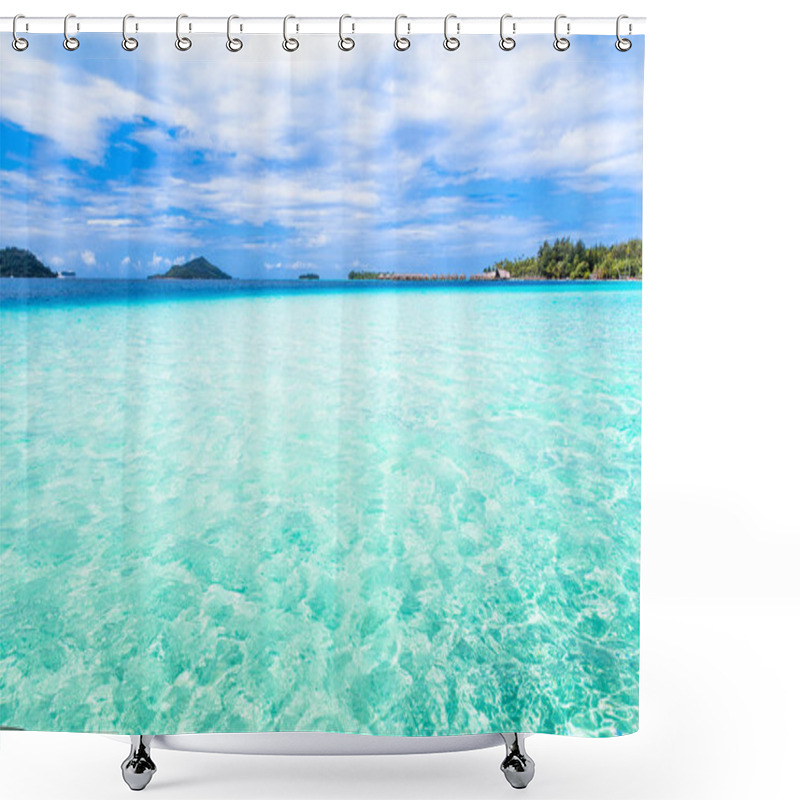 Personality  Bora Bora Island, French Polynesia. Shower Curtains