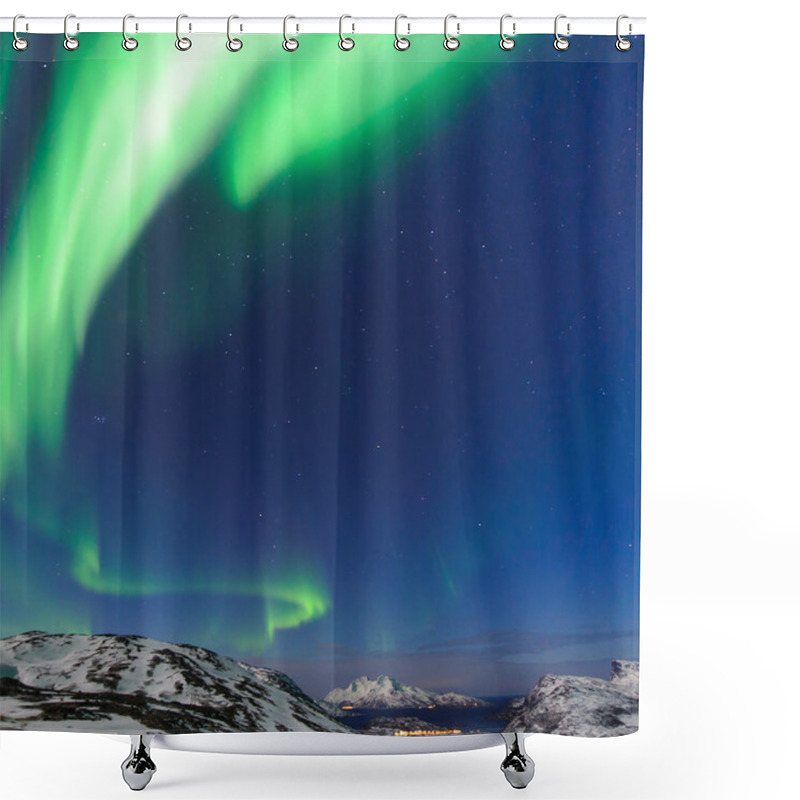 Personality  The Polar Lights In Norway Shower Curtains