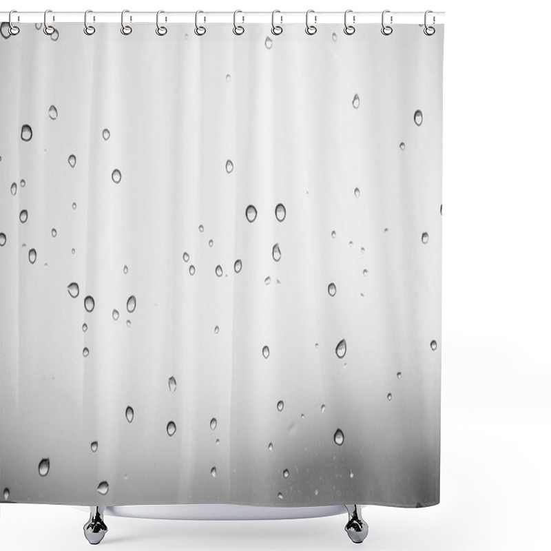 Personality  Rain On The Window Glass Shower Curtains