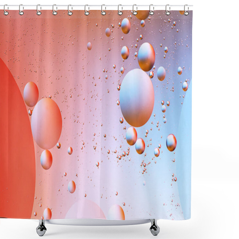 Personality  Oil Drops In Water Shower Curtains