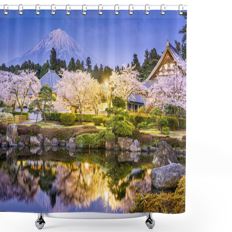 Personality  Mt. Fuji In Spring Shower Curtains