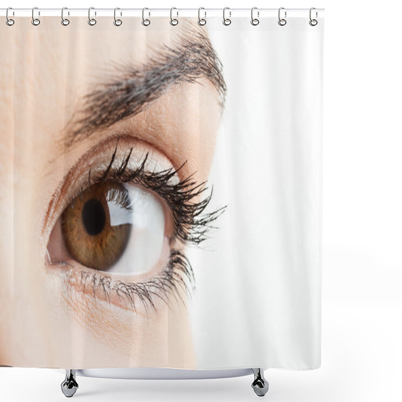 Personality  Female Eye Shower Curtains