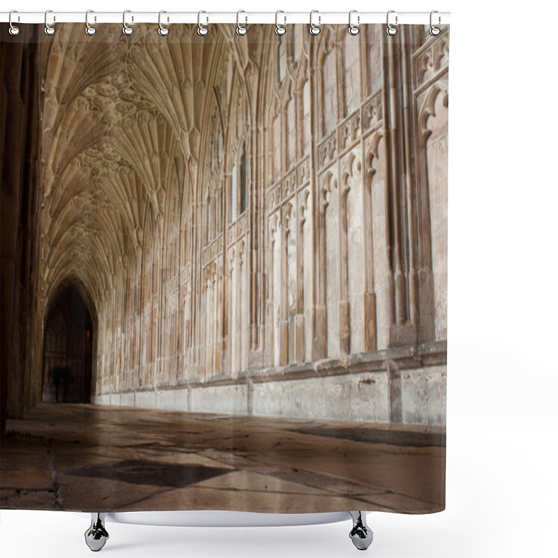 Personality  Cloister In Gloucester Cathedral Shower Curtains