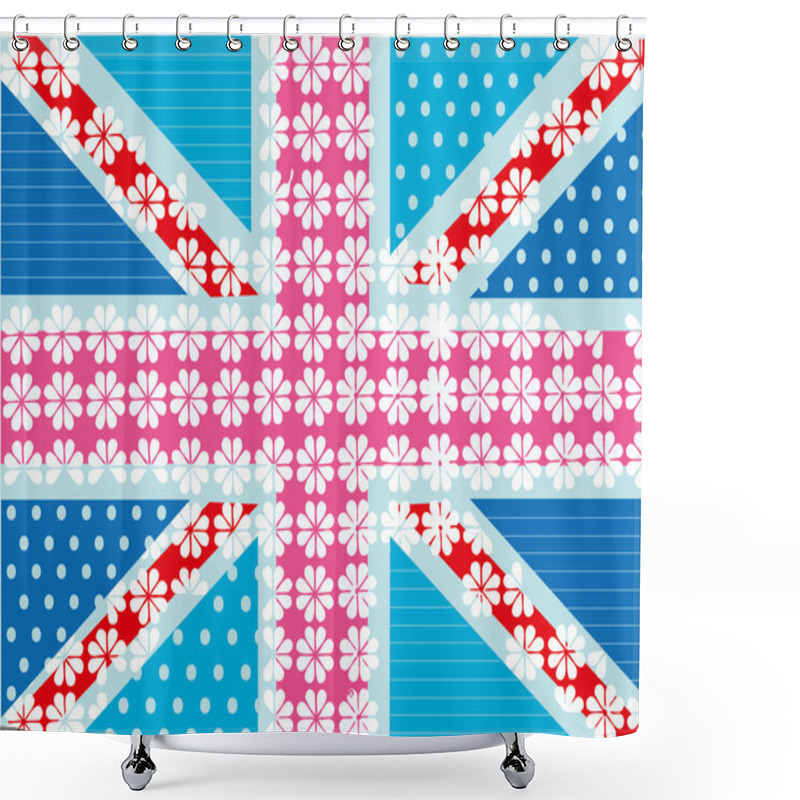 Personality  Union Jack Pattern Shower Curtains