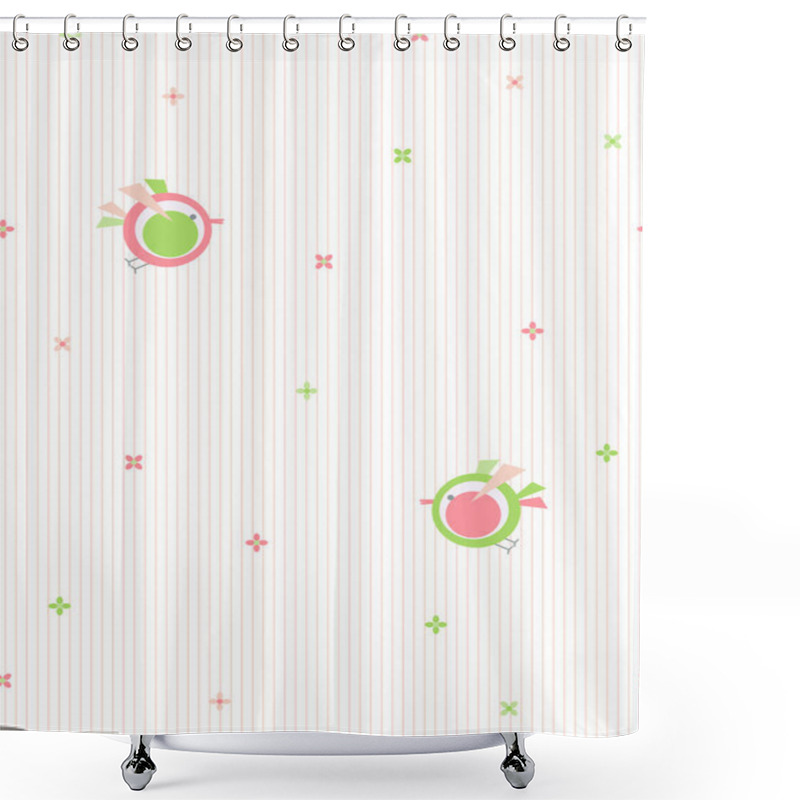 Personality  Seamless Pattern Shower Curtains