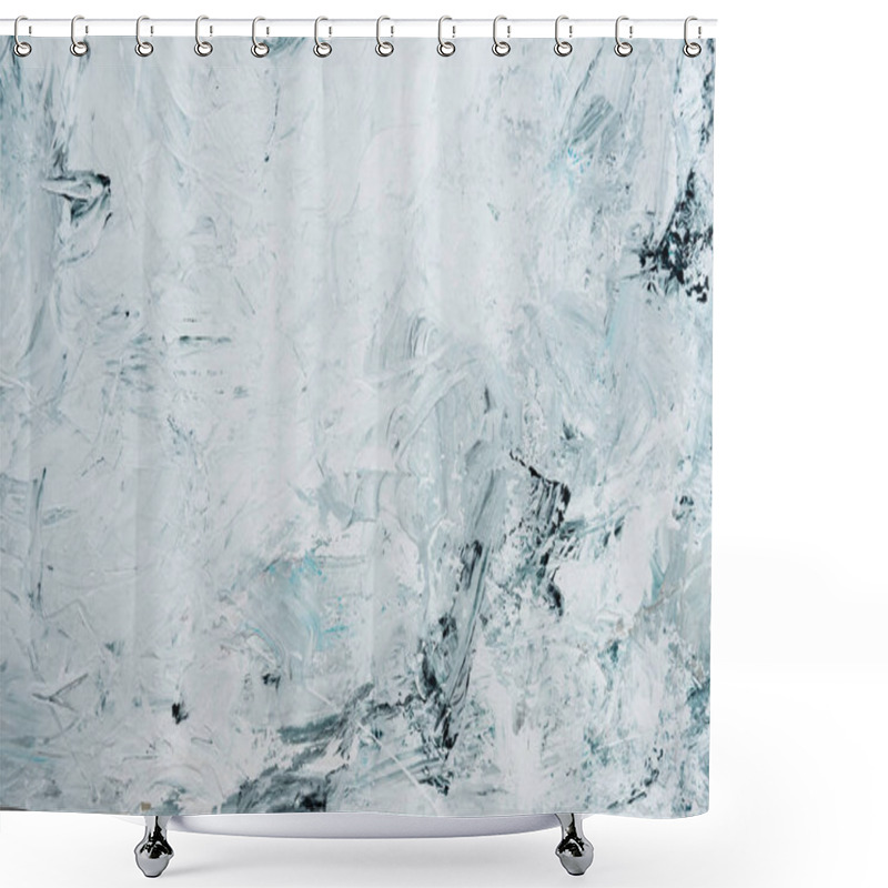 Personality  Smudged Painted On Wall Surface Background Shower Curtains