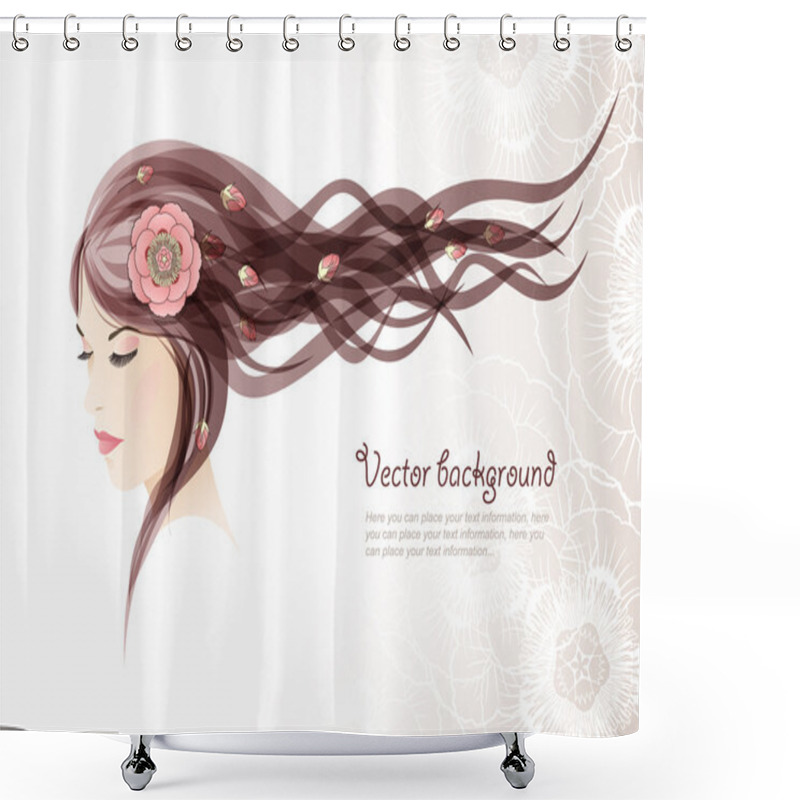 Personality  Vector Background Shower Curtains