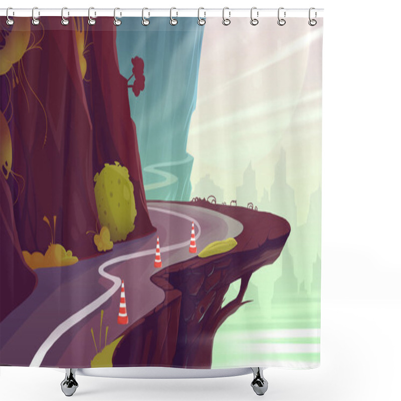 Personality  Canyon Road. Shower Curtains