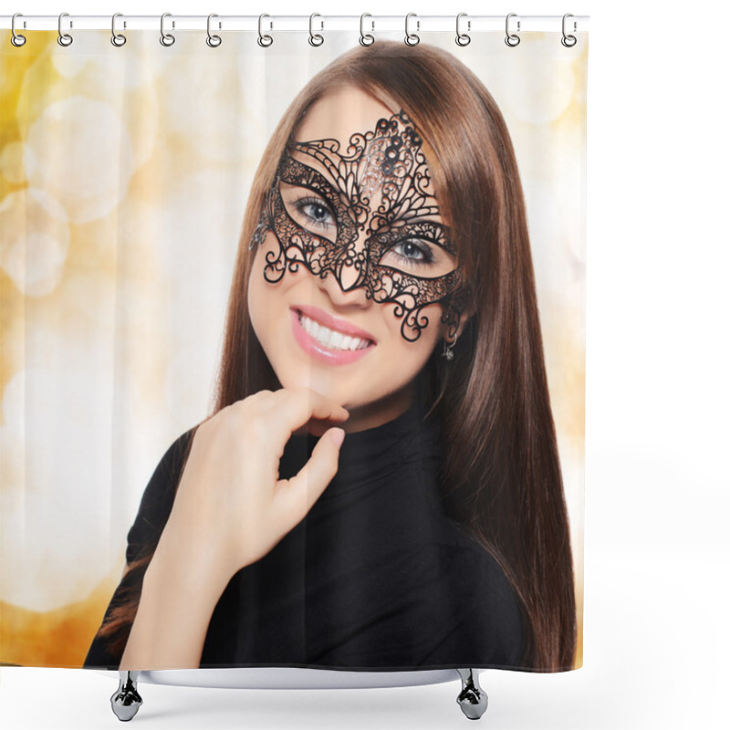 Personality  Carnival Girl Shower Curtains