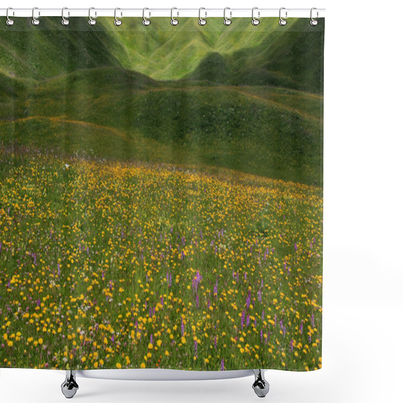 Personality  Summit Of The Marmolada In The Dolomites  Shower Curtains