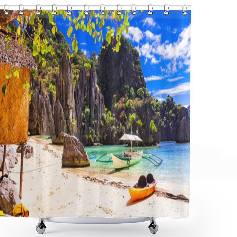 Personality  Island Hopping - Inceredible El Nido, Wild Beauty Of Philippines Shower Curtains