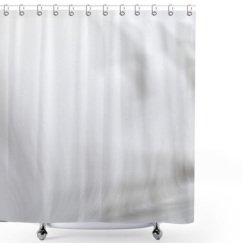 Personality  Background Of Vertical Wavy Lines Of Pastel Abstract Shower Curtains