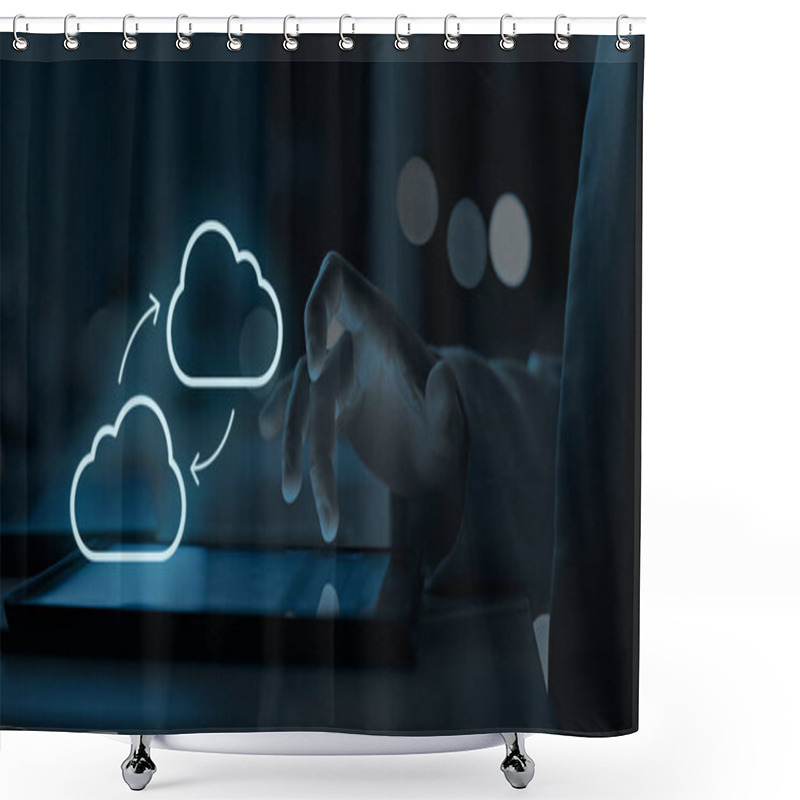 Personality  ACCESS DR DATA IN THE CLOUD Shower Curtains