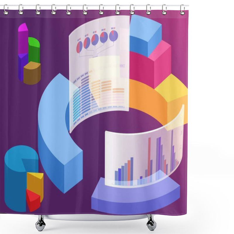 Personality  The Various Visualisation At Trading Environment - 3d Rendering Shower Curtains