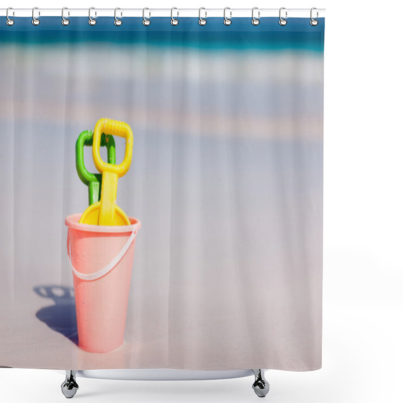 Personality  Beach Toys Shower Curtains