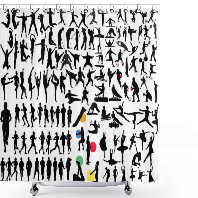 Personality  Big Sport Collection Shower Curtains