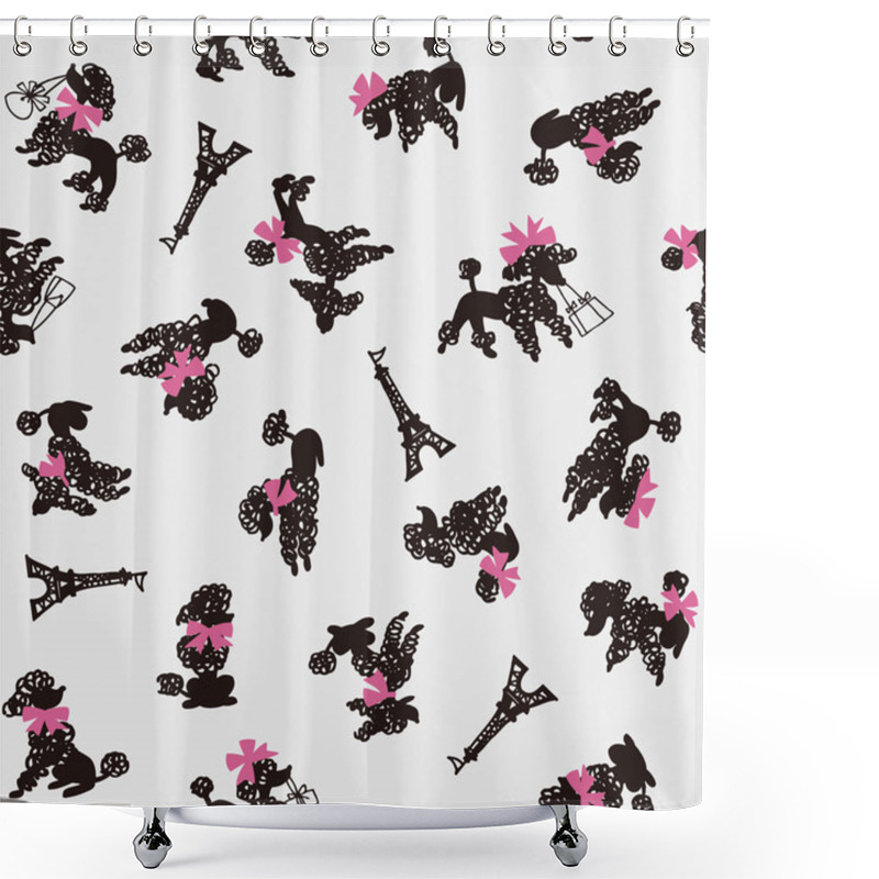 Personality  Pattern Of Dog Shower Curtains