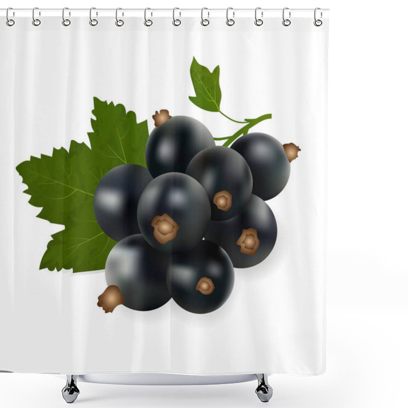 Personality  Fruit Black Currant Shower Curtains