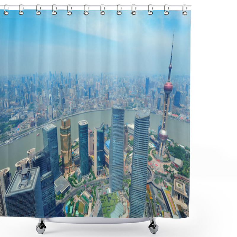 Personality  Shanghai Aerial Shower Curtains