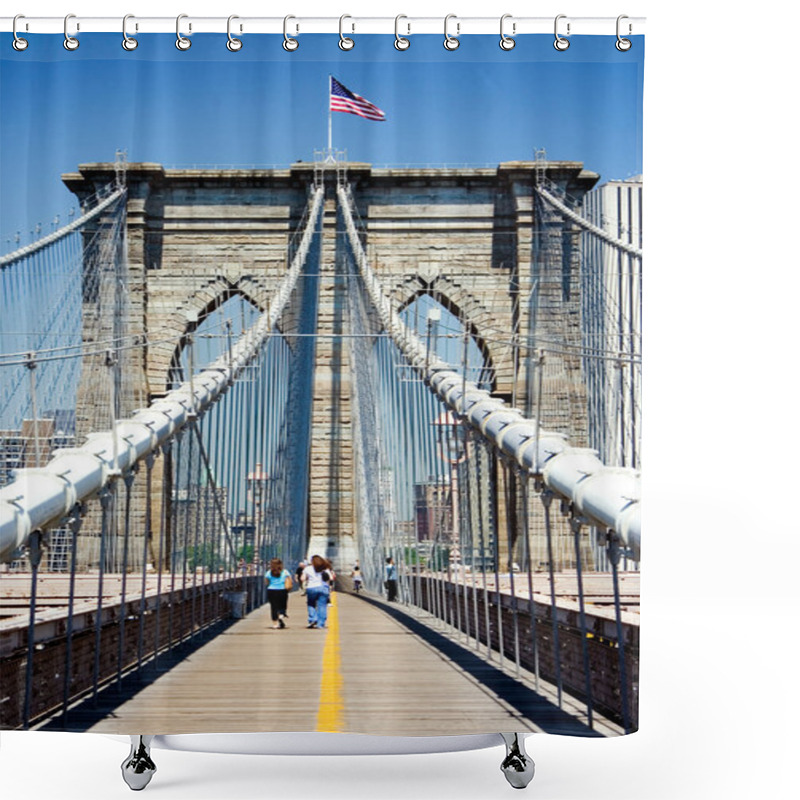 Personality  Brooklyn Bridge Shower Curtains