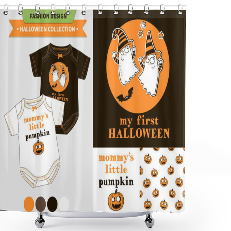 Personality  Halloween Fashion Set. Shower Curtains