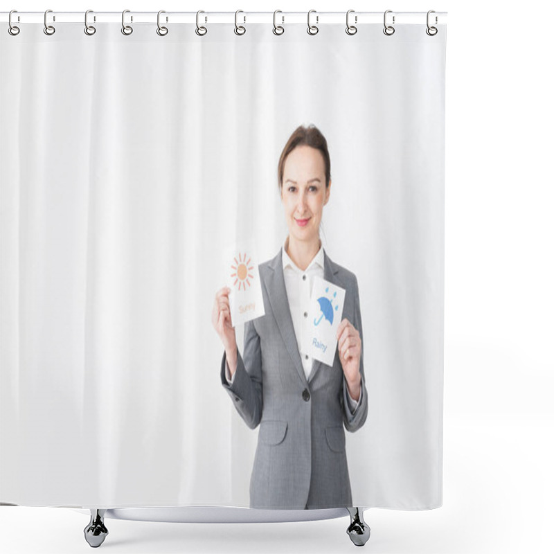 Personality  Native English Teacher At School Shower Curtains