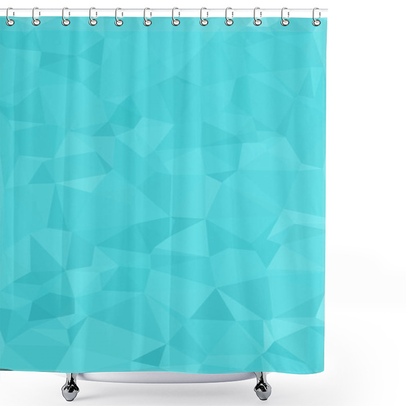 Personality  Abstract Geometric Background Shower Curtains