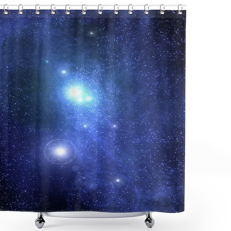 Personality  Space Background Shower Curtains