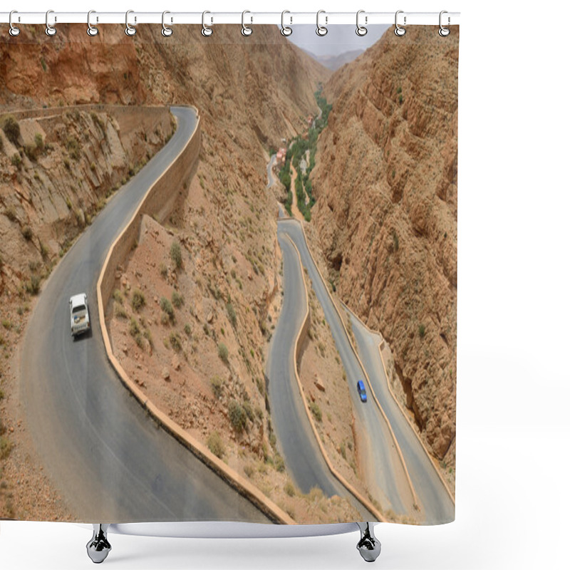 Personality  Cars On A Winding Road Shower Curtains