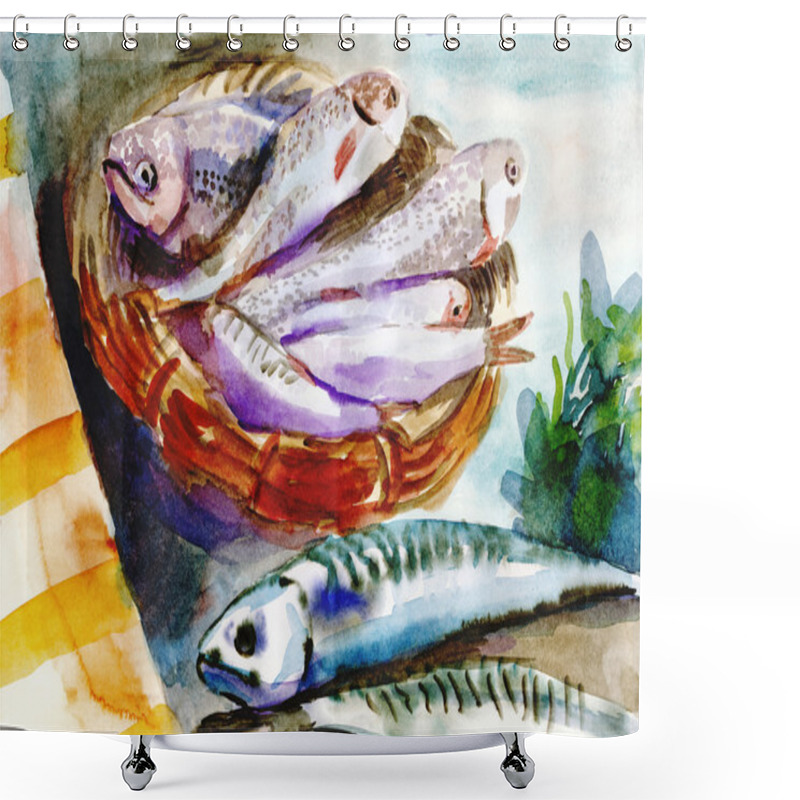 Personality  Fishes Shower Curtains