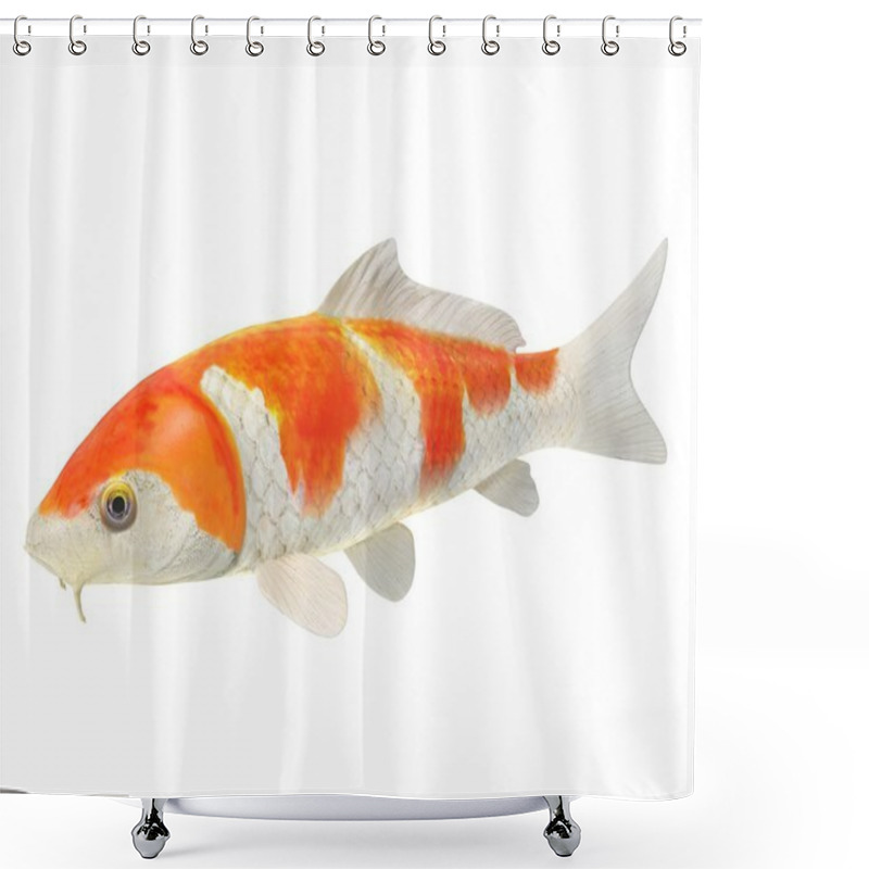 Personality  3d Koi Fish Shower Curtains