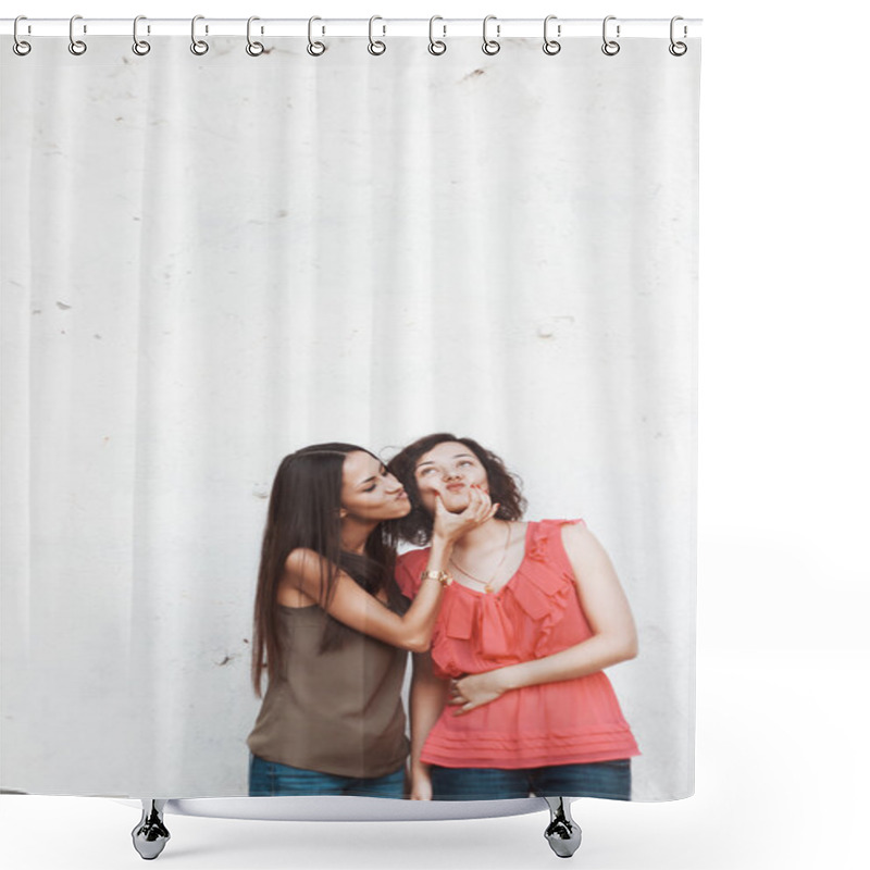 Personality  Best Friends Shower Curtains