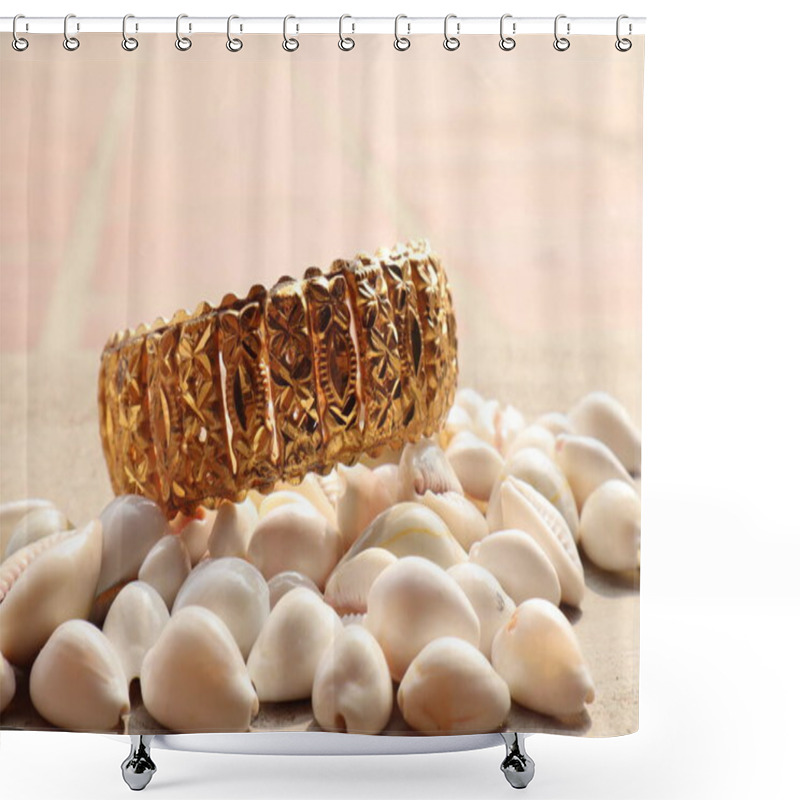 Personality  Seashell Jewels: Nature's Masterpiece Shower Curtains