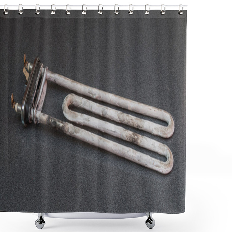 Personality  Corroded Electric Heater Shower Curtains