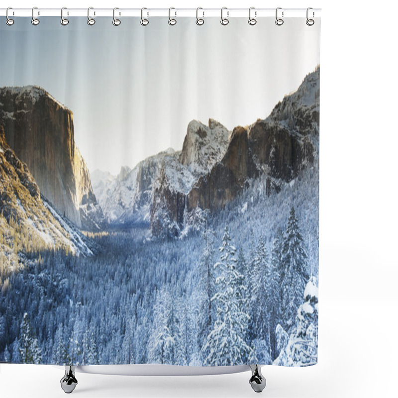 Personality  Yosemite National Park. Shower Curtains