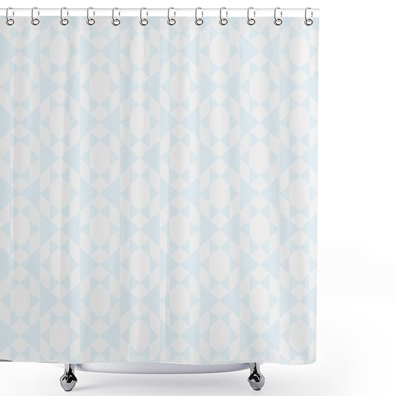 Personality  Abstract Creative Background With Repeated Shapes Shower Curtains